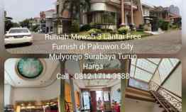 Rumah Mewah di Pakuwon City Mulyorejo Surabaya Turun Harga