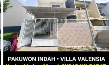 dijual rumah pakuwon indah villa valensia