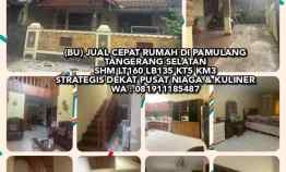 Bu Jual Cepat Rumah di Pamulang Tangerang Selatan. Shm Lt160 Lb135