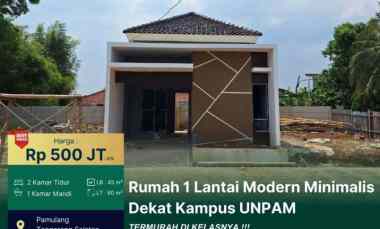 S713.Rumah 1Lantai Minimalis Modern Termurah di Kelasnya Free Biaya