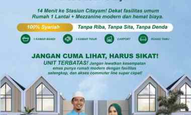 Raudhah IslaPerumahan Islami Depok, Pasir Putih, dekat Stasiun Citayam