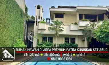 Jual Rugi Rumah Mewah Terawat di Area Premium jl. Patra Kuningan