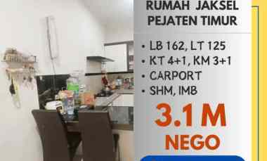 Rumah Pejaten Pasar Minggu Jaksel Townhouse Cakep 2 Lantai