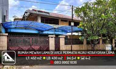 dijual rumah permata hijau kebayoran