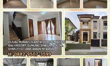 Dijual Rumah 2 Lantai di Perumahan Bali Resort Gunung Sindur Bogor Kab
