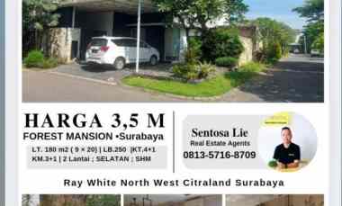 Jual / Sewa Rumah Ada Kolam Renang Area Citraland Surabaya Barat SHM