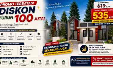 Hunian Scandinavian Modern dengan Ceiling Tinggi, Nyaman dan Estetik
