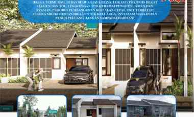 Rumah Dijual di perumahan samudera residence, tajurhalang Bogor