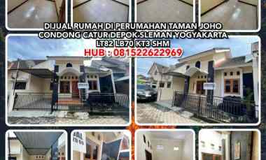 Dijual Rumah di Perumahan Taman Joho Condong Catur Depok Sleman Yogya