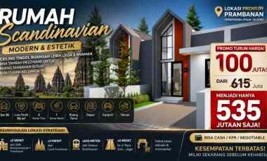 Promo Rumah Estetik Prambanan, Mewahnya Bikin Jatuh Hati
