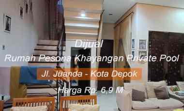 Dijual Rumah di Kawasan Elit Pesona Khayangan Juanda Depok Mewah