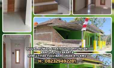 Dijual Rumah Strategis di Piyungan Bantul Yogyakarta. Shm Lt 149 Full