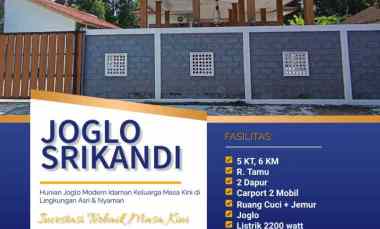 Rumah Joglo Modern 1,3M Full Furnish Cocok Investasi di Prambanan