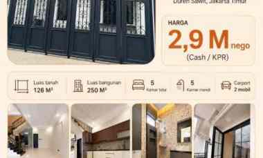 dijual rumah pondok bambu