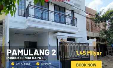 Rumah Dijual di Pondok Benda Barat, Pamulang, Tangerang Selatan