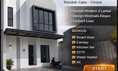 dijual rumah pondok cabe ilir pamulang