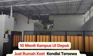 Investasi Rumah Kost 25 Kamar Full Sewa dekat Kampus Ui Depok