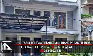 Rumah Bersih Terawat di Area jl. Pinang Perak, Pondok Indah