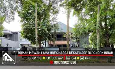 dijual rumah pondok indah kebayoran