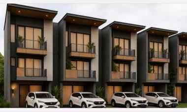 Rumah 3 Lantai dalam Twonhouse Lokasi Strategis di Pondok Kelapa