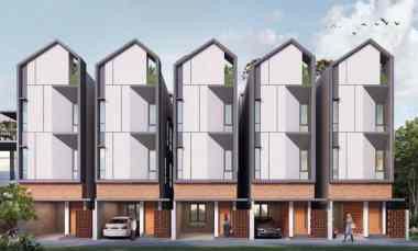 Rumah Siap Huni 3 Lantai KPR Pondok Labu Cilandak Jaksel Harga 2.5m