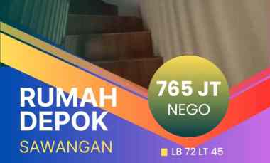 dijual rumah pondok petir sawangan