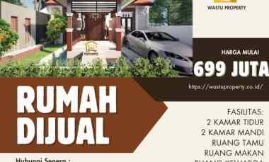 Dijual Rumah Konsep Villa Termurah di Prambanan, Sleman, Yogyakarta