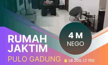 Rumah Jaktim Pulo Gadung 2 Lantai dekat ke Tol Rawamangun