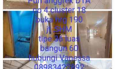 dijual rumah puri anggrek cluster 18 blok d1a no 4