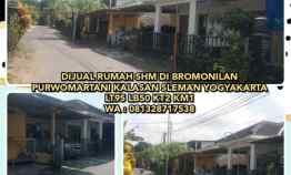 Dijual Rumah Shm di Bromonilan Purwomartani Kalasan Sleman Yogyakarta