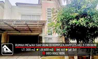dijual rumah raffless hills cibubur