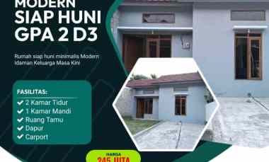 Rumah Murah Modern Minimalis Siap Huni di Prambanan hanya 200 Jutaan