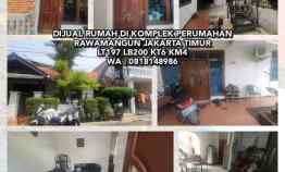 Rumah di Komplek Perumahan Rawamangun Jakarta Timur Lt197 Lb200