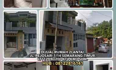 Dijual Rumah 2 lantai jl. Rejosari 1/14 Semarang Timur. Lt112 Lb 200