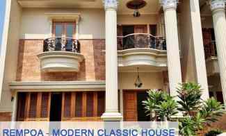 Dijual Rumah Baru Modern Classic di Rempoa Tangerang Selatan