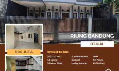 dijual rumah riungbandung