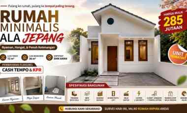 Rumah Impian Harga 285 Jutaan Masih Ada, Tapi Unitnya Terbatas