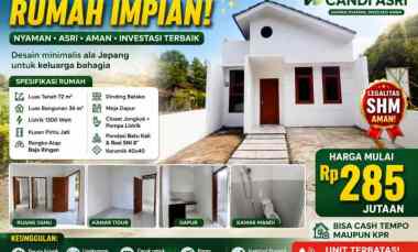 Griya Candi Asri, Rumah Ala Jepang dengan Suasana Tenang dan Asri