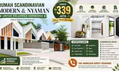 Harga Masih Bisa Nego Rumah Cantik di Prambanan Menanti Anda