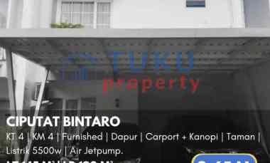 dijual rumah sawah lama ciputat bintaro