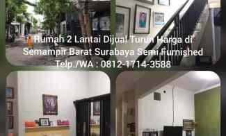 Rumah Dijual Semampir Surabaya 2 Lantai Turun Harga, 0812.1714.3588