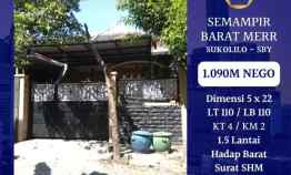 Rumah Dijual di Semampir Barat Surabaya