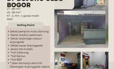 Dijual Rumah Semi Furnished Bojong Gede Bogor