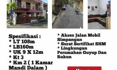 Rumah Dijual di Semolowaru Elok Kec Sukolilo Surabaya