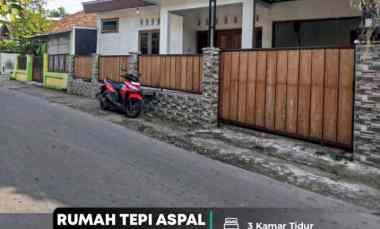 Rumah Tepi Aspal di Berbah, Sleman, Jogja 900 meter Pasar Potorono