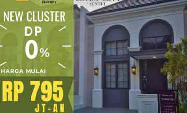 Rumah DP0, Chianti Citra City Sentul Bogor - Mulai dari 795 jt an