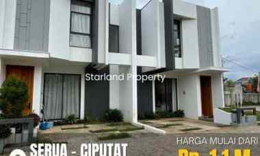 Rumah 2 Lantai Murrah Modern Minimalis Dikawasan Serua Ciputat