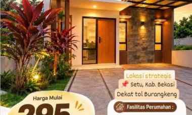 dijual rumah setu