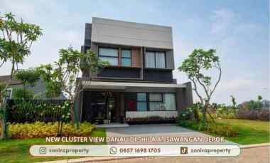 New Cluster Shila at Sawangan Depok Rumah Mewah Pinggir Danau Cantik