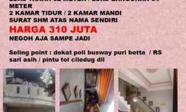 Dijual Rumah Siap Huni 2 Lantai